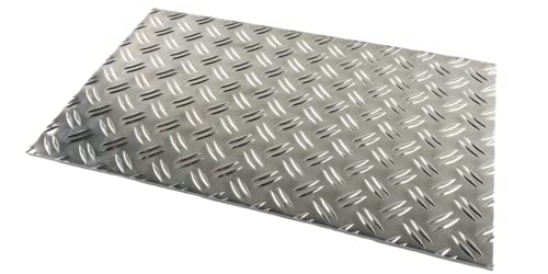 Aluminium Riffelblech Duett-Warzenblech 1,5/2 Länge 2000mm