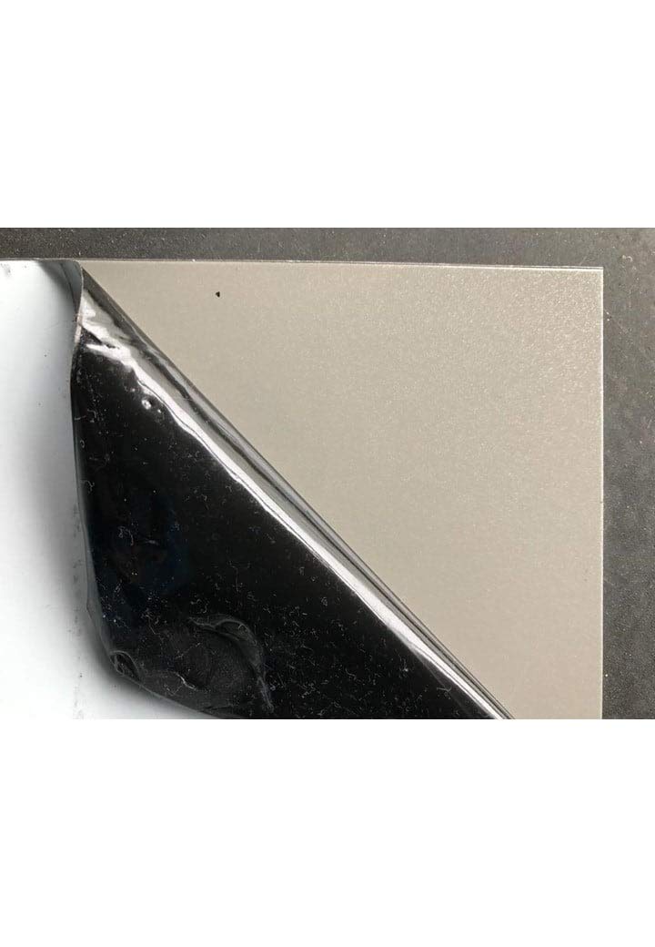 2mm Aluminiumblech eins. bandbeschichtet - RAL9007 graualuminium (metallic) 100x100