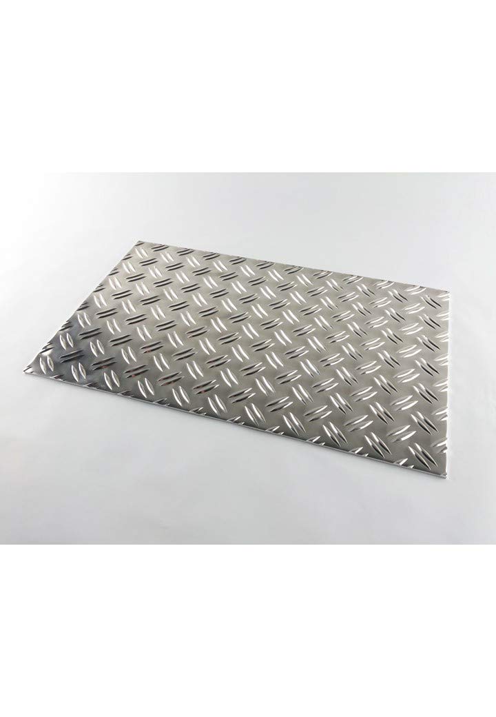 2,5/4mm Aluminium-Riffelblech 550x450